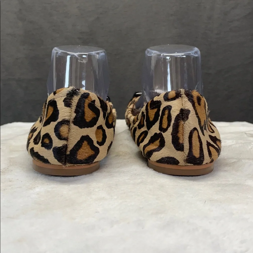Sam Edelman Betty Leopard Print Flats with Black Details